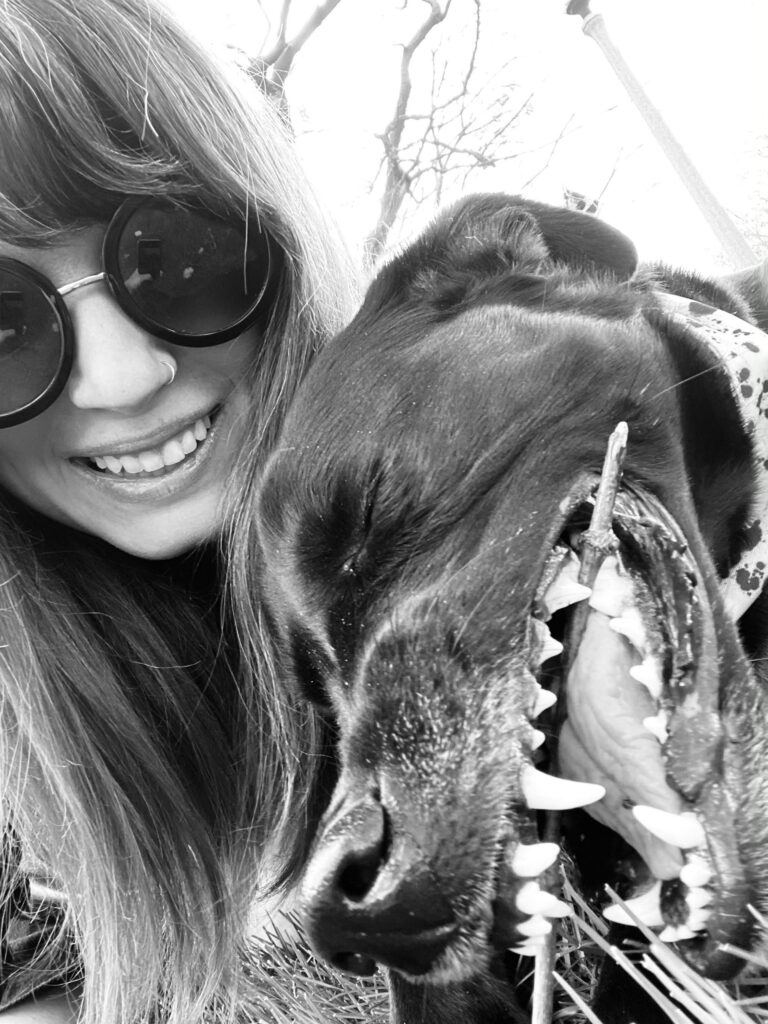 Credico Senior Compliance Manager Erica with her pup, Sadie