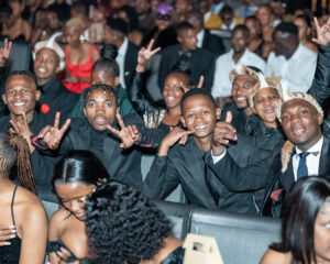 An excited crowd claps and cheers during the South Africa Awards Gala in March 2025