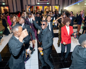 Attendees dance and celebrate at the afterparty following the South Africa Awards Gala in March 2025